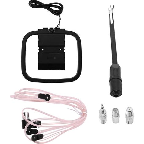 Kit d'antenne radio FM/AM avec convertisseur pour récepteur d'intérieur (1/5)