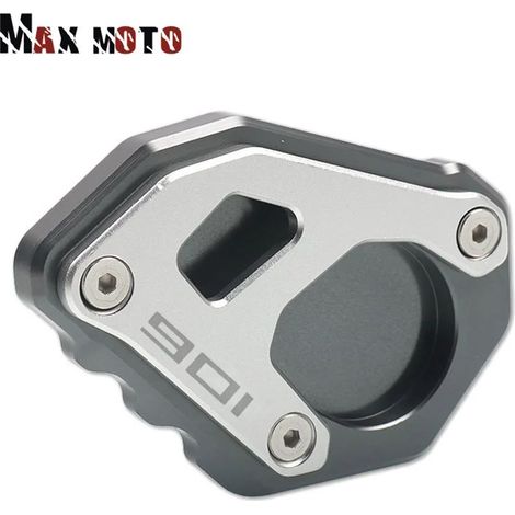 (901 C) Compatible avec les motos Husqvarna 901 Norden (modèles 2021, 2022 et 2023) : béquille latérale CNC, extension et support. (1/4)