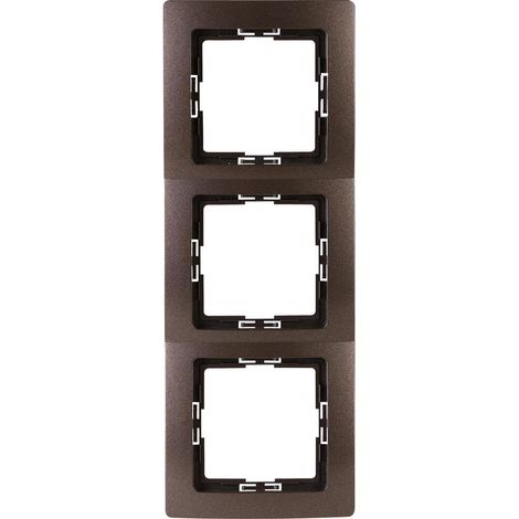 Kopp - PARIS – Abdeckrahmen 3-fach, Farbe: palisander - 308626067 (1/2)