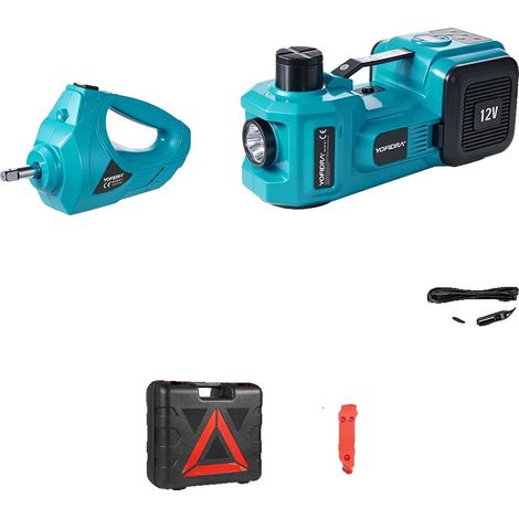 Elektroauto-Wagenheber, 5 Tonnen Tragfähigkeit, 150 PSI Inflator, Hydraulikheber (1/2)