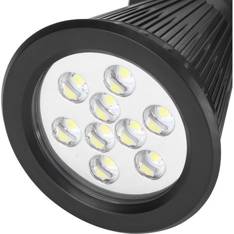 Projecteurs solaires à 9 LED pour éclairage paysager extérieur (jardin, cour, etc.), lumière blanche (1/5)