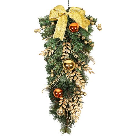 Guirlande de Noël 65cm, décorative et portable, pour sapin de Noël, parfaite pour centres commerciaux, maisons et jardins. (1/5)