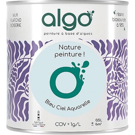 Pintura ecológica 0.5 L Azul Cielo Acuarela - Algo