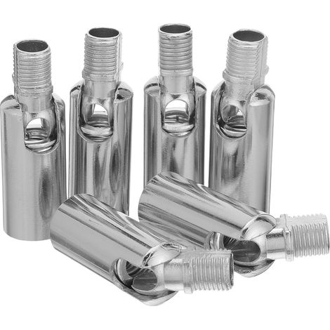 Adaptateur Métallique M10 pour Plafond Incliné Rotation 180° Lot de 6 Pièces Support Suspendre et Luminaire de Plafond Voûté ou Incliné Installation Facile et Réglage (1/5)
