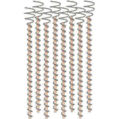 Lot de 8 antennes de jardinage en cuivre Electroculture - Fil de cuivre pur, tuteurs pour la culture des plantes (1/5)