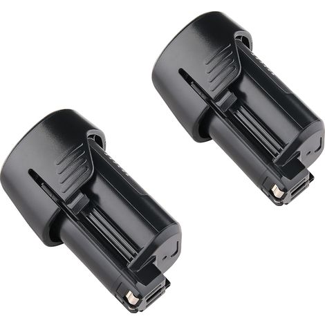 Lot de 2 BAT411 4.8Ah 12V batteries Li-ion de rechange pour Bosch BAT411A BAT412A 2607336013 2607336014 10.8V (1/5)