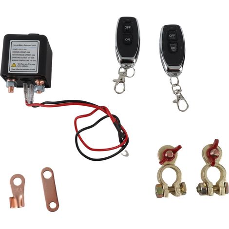 Interrupteur de déconnexion de batterie à Distance 12V 250A, contrôle longue Distance amélioré, empêche la vidange (1/5)