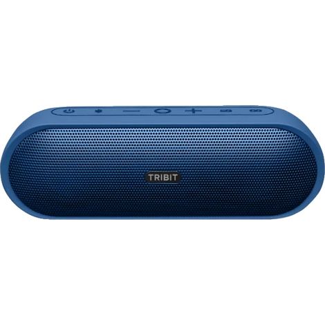 Altavoz Bluetooth portátil, 30 W de potencia, diseño resistente al agua, azul. (1/2)
