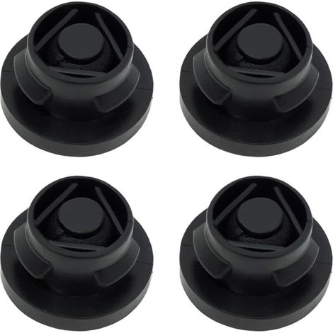 4pcs Silent-bloc de circuit d'admission d'air support filtre à air Filtre à Air de Voiture en Caoutchouc compatible avec Peugeot Noir (1/4)