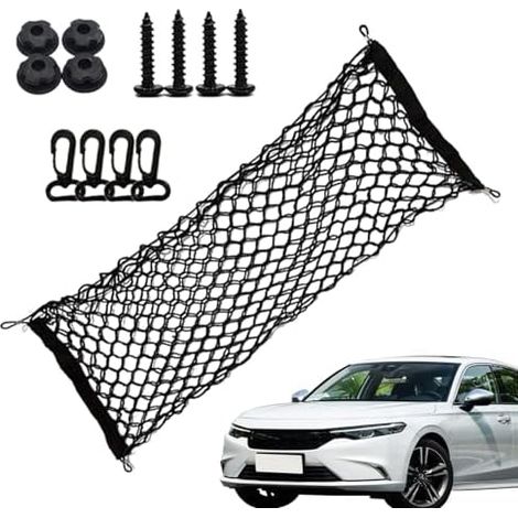 Filet de rangement pour coffre de SUV Sac de rangement vertical universel avec crochets pour dossier de siège auto - Organisateurs de dossier pour SUV, camping-car, berline, voiture de sport, voiture (1/5)