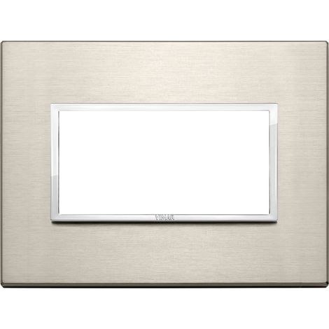 Placca 4M bronzo chiaro Vimar Eikon Evo 21654.04
