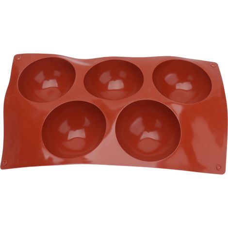 Moule à Chocolat, Hémisphère Silicone Moule 3D Inodore pour Faire des Gâteaux pour Faire de la Pâtisserie pour Faire du Chocolat (1/5)