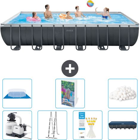 Ultra XTR Pool Rechteckig - 732x366x132 cm - 8-teilig S629