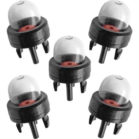Boule d'aspiration de bulles d'huile de carburateur, adaptée aux tronçonneuses et tondeuses à gazon, paquet de 5 (1/5)