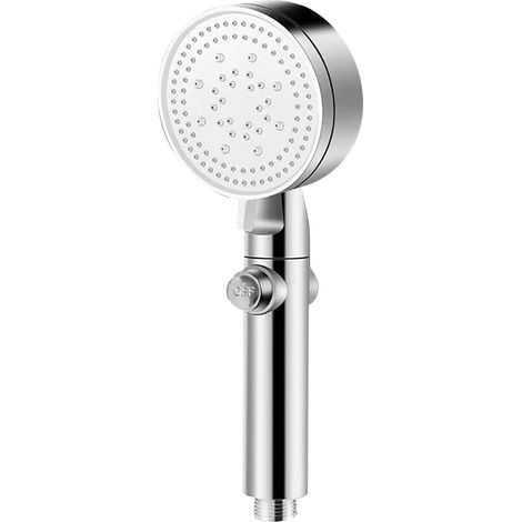 Shower Head - 5 Spray Modes - High Pressure Handheld - For Bathroom - 1 Piece (1/5)