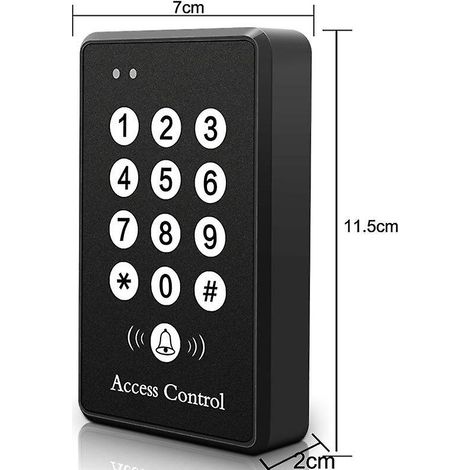 Système de contrôle d'accès RFID pour équipements de sécurité des machines, contrôle d'accès RFID à courte portée pour portes d'entrée D85 (1/5)