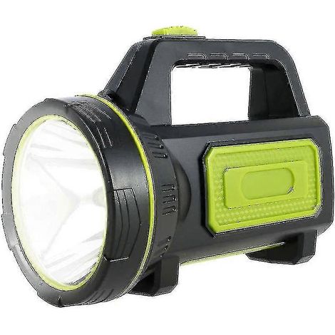 Lampe Led Ultra Puissante Rechargeable Usb 6000 Mah Lampe De Poche (1/5)