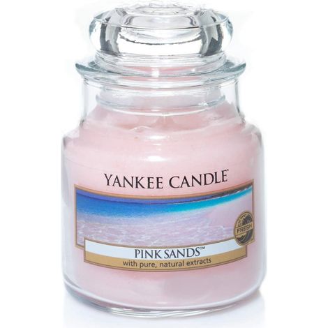 VELA PINK SAND YANKEE CANDLE - PEQUEÑO