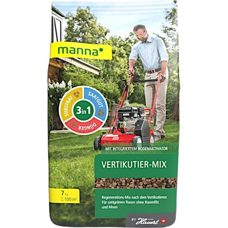 Manna Vertikutier-Mix NEU 7 kg 3 in 1 - Dünger, Saatgut und Substrat