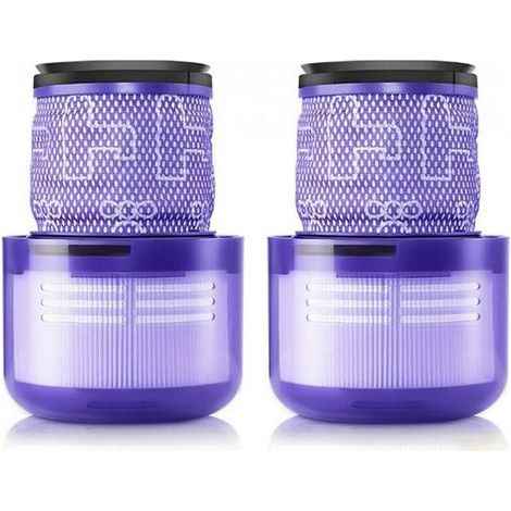 Post-filtre compatible avec l'aspirateur balai sans fil Dyson V11 SV14 Animal Absolute Torque Drive, 2 filtres HEPA de remplacement (1/4)