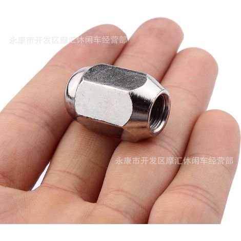 Accessoires pour quads et karts : moyeux de roues en aluminium, boulons de 10 mm, écrous hexagonaux électroplaqués, capuchons de montage de pneus (1/4)