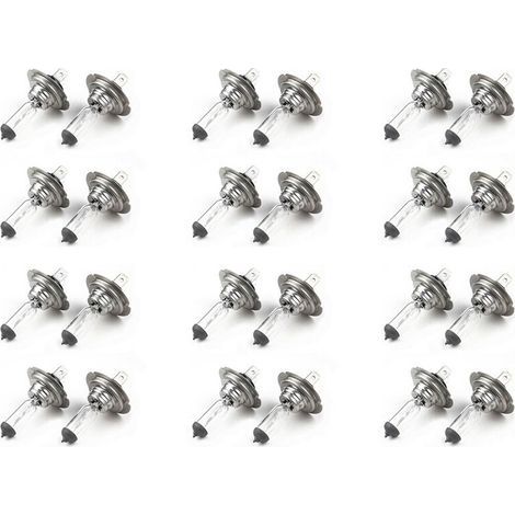 Convient aux ampoules de phares automobiles halogènes standard H7 12V/55W (24 unités) (1/5)