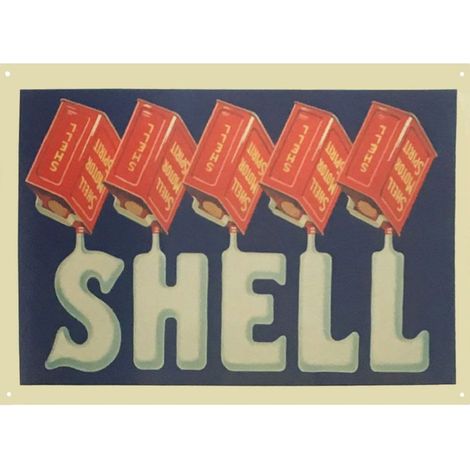 Grande Plaque métallique Shell