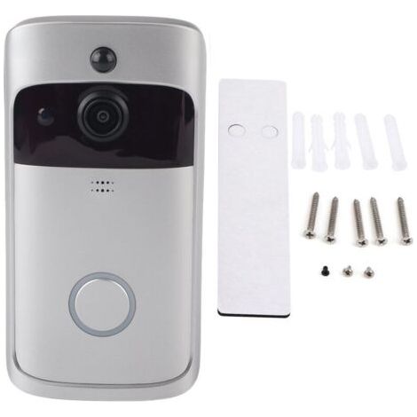 Eosnow Interphone vidéo Wifi intelligent sans fil infrarouge sonnette interphone système d'accès caméra de porte (1/4)