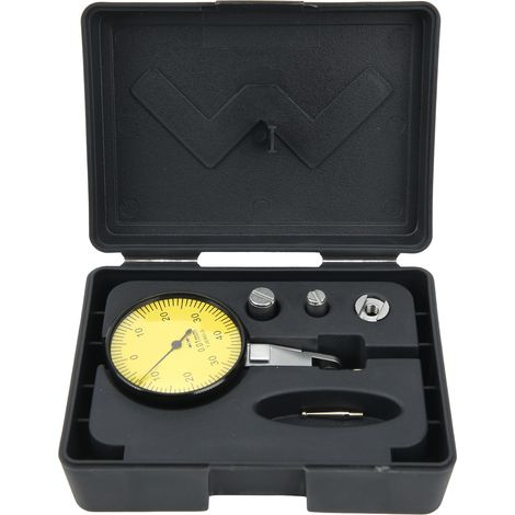 Comparateur à levier à cadran, instrument de mesure de haute précision en acier inoxydable, 0-0,8 mm