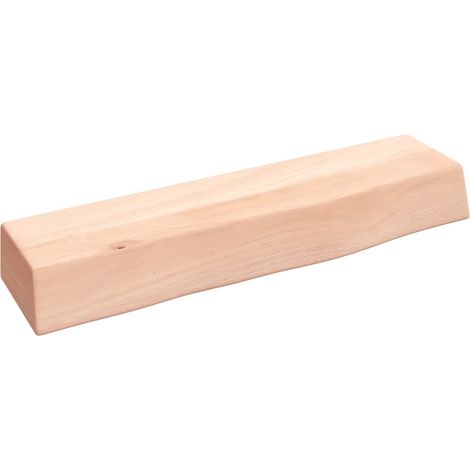 Étagère murale,Étagère flottante 40x10x6 cm bois de chêne massif non traité CFW36726 (1/5)