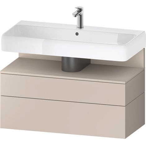 Duravit Collection One Meuble sous-lavabo, 1 tiroir et 1 tiroir, (1/2)
