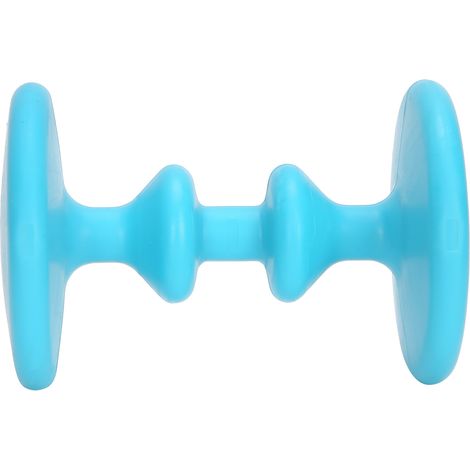 Rouleau de massage des pieds portable bleu pour la relaxation musculaire, le soulagement du stress et de la douleur, idéal pour le bureau.-AquaForge