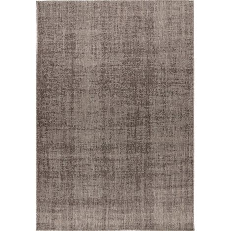 Tapis taupe plat déperlant en polypropylène 5 mm - 110 x 60 cm (1/5)