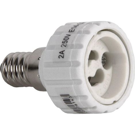 Portalamparas Adaptador E14 - Gu10 (1/3)