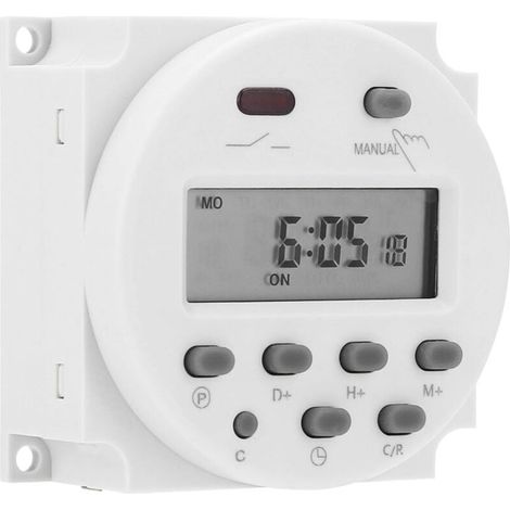 Interrupteur de Minuterie 12 Volts Interrupteur Horaire Numérique L701 CN101a DC 12v Mini LCD Minuterie d'alimentation de Contrôle de Micro-Ordinateur Numérique (1/5)