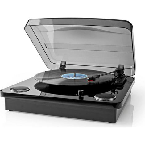 Denon DP-300F Vollautomatischer Plattenspieler schwarz