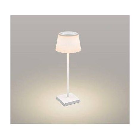 Century Margò lampe de table LED blanc rechargeable