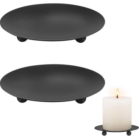 2PCS chandeliers de fer géométrique table de cuisine décorée en noir (1/5)