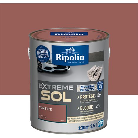 Ripolin – Peinture pour sol intérieur satin 2,5L – Protection 10 ans – Très haute résistance aux taches et aux rayures – Pour béton et carrelage (1/10)