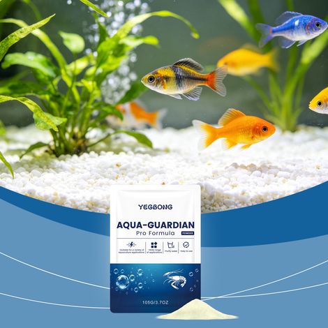 Aquarium Guardian Poudre universelle de nettoyage et d'élimination des algues pour aquariums d'eau douce et d'eau de mer - 105 g (1/5)