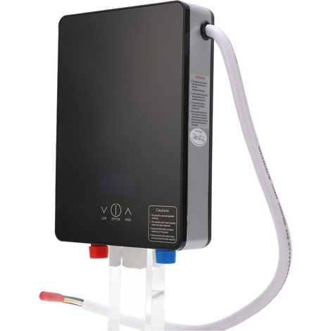 Chauffe-eau instantané 4500W – Corps en acier inoxydable – Tension 110V – Température 55℃ – Écran LCD haute définition (1/5)