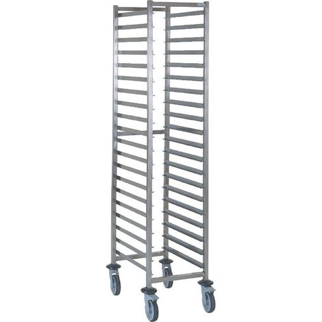 Chariot à glissières GN1/1 20 niveaux - 455 x 655 x 1650 mm - TOURNUS