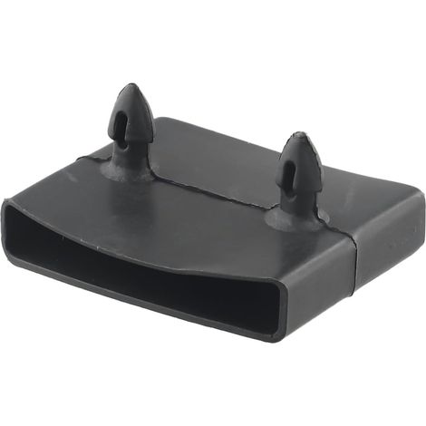 Lot de 50 capuchons de lattes de lit en plastique avec disposition à 2 broches pour une utilisation sur le côté central et les sections d'extrémité des cadres de lit (10 pièces, 55 mm) (1/5)