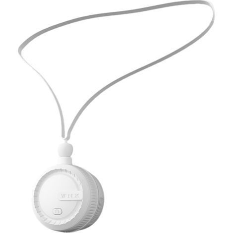 Tragbarer USB-Nackenventilator, freihändiger und geräuschloser persönlicher Nackenkühler, wiederaufladbare Mini-Nackenklimaanlage (1/5)