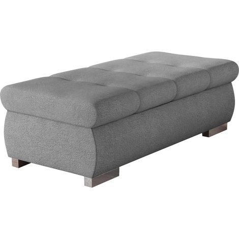 Banc rembourré Comfivo Nitor I, Velo 633, 39x60x120cm, Diamètre: 0, Tissu, Pieds: Plastique, 0 (1/5)