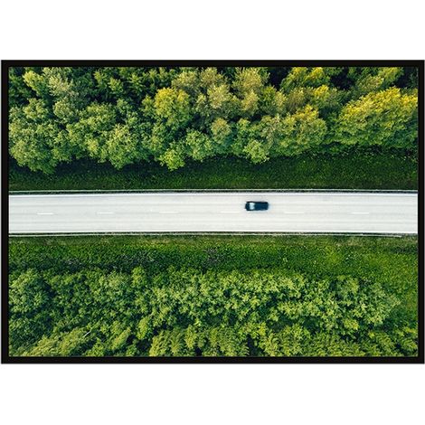 Póster con foto enmarcada 73x53 cm Carretera P1117 (1/3)