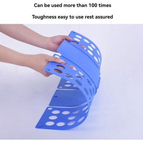 Planche À Repasser Pliable - En Plastique - Pour Chemises Et Vêtements - 1 Pièce (1/5)