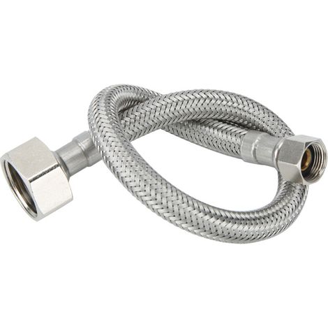 Fil de Cuivre WC tressé Tuyau D'admission d'eau, Longueur de 30cm, Flexible pour Robinet de Salle de Bains, États-Unis Canada (1/5)