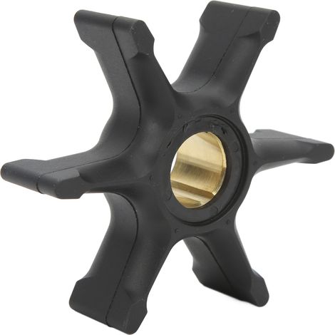 Turbine de pompe à eau pour moteur hors-bord, référence 382547, 6 pales, compatible avec Johnson OMC et BRP. (1/5)