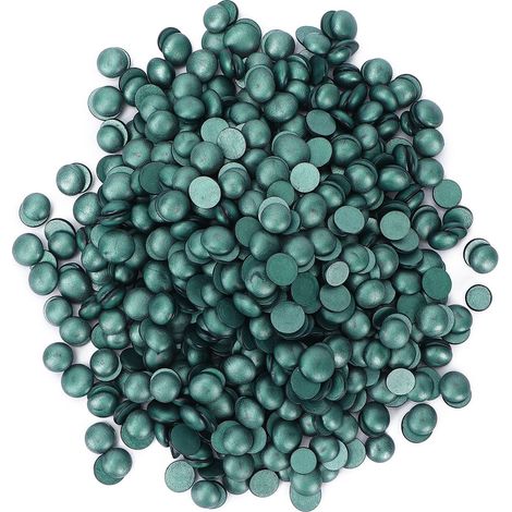 Perles de cire dépilatoire pour hommes et femmes, usage domestique, cire dure en grains, accessoire 150 g, vert rétro (1/5)